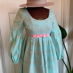 Robin Egg Blue Vintage Dress